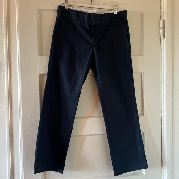 Dickies Men's Navy and Black Trousers - Picture 1 of 3